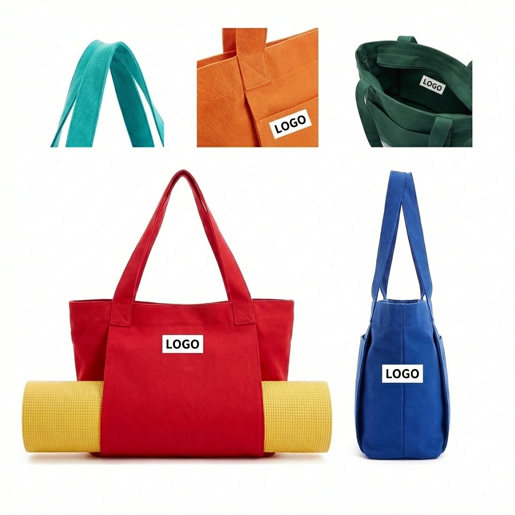 Versatile Tote with Yoga Mat Sleeve