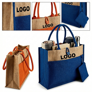 The Jute & Cotton Everyday Tote with Water-Resistant Lining