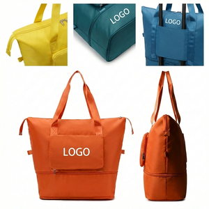 The Nomad's Nexus: Waterproof Oxford Tote with Suitcase Strap